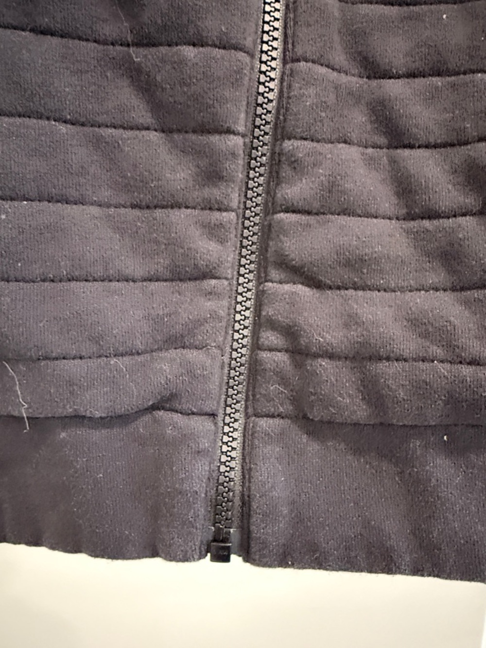 Lululemon black Front Zip Jacket sz 8 - Picture 6 of 7